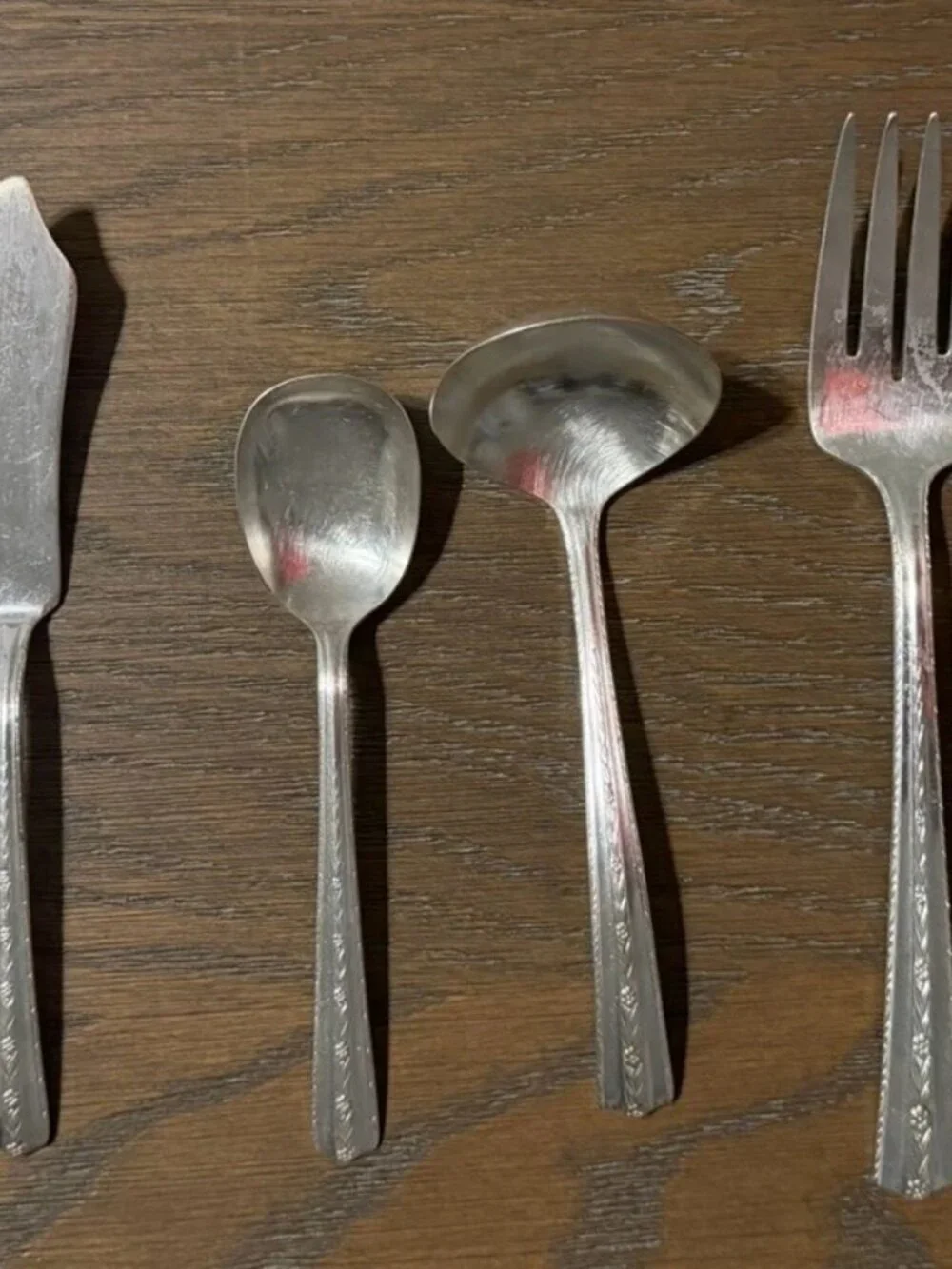Wallace Knickerbocker Silverplate AA 63 pcs Roseanne Flatware Set Service for 8+